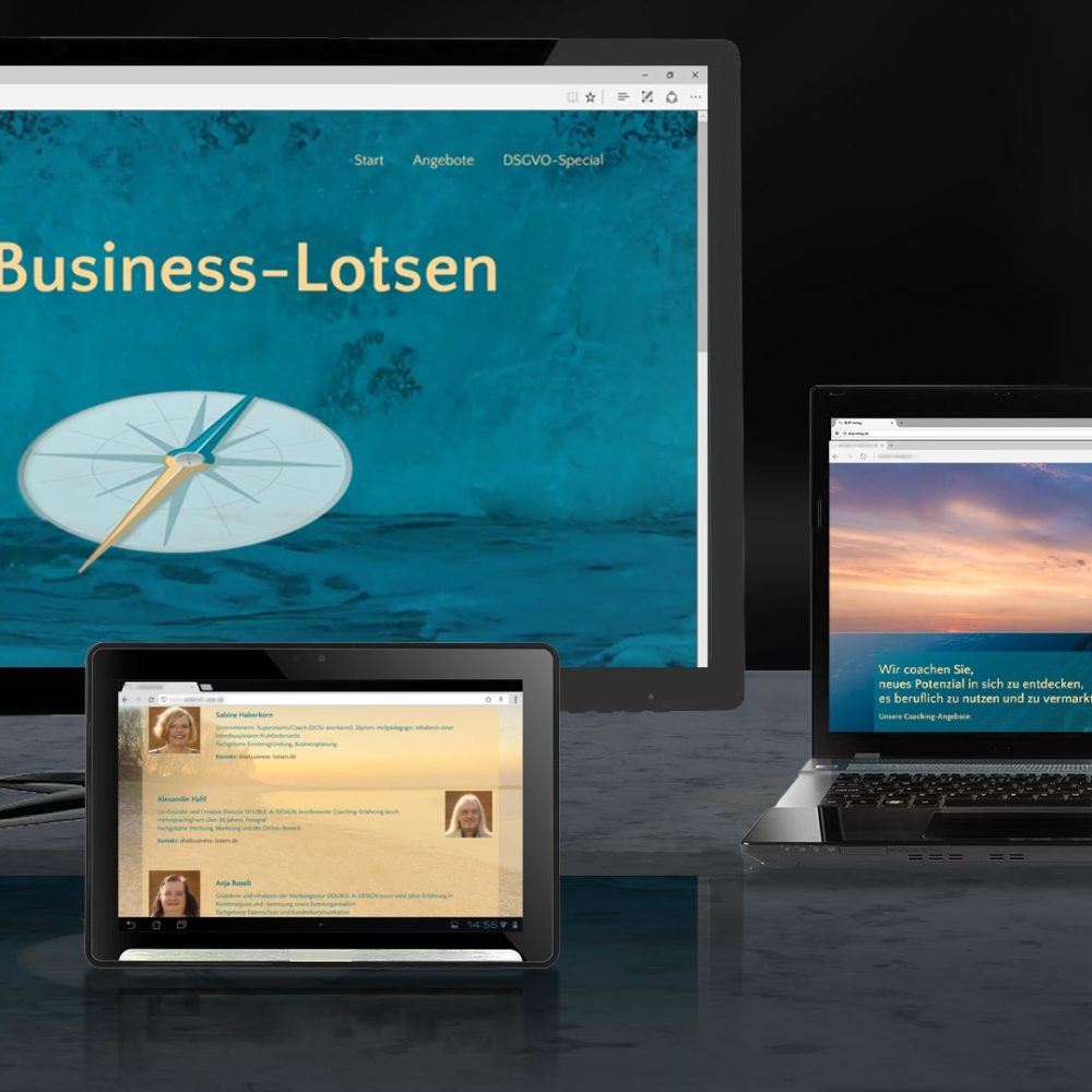 DOUBLE-A-DESIGN | Webseite Business-Lotsen