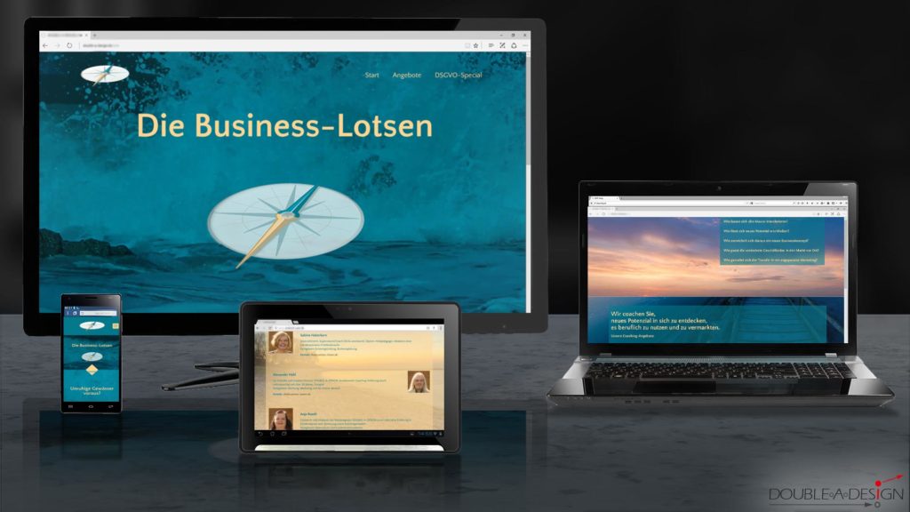 DOUBLE-A-DESIGN | Webseite Business-Lotsen